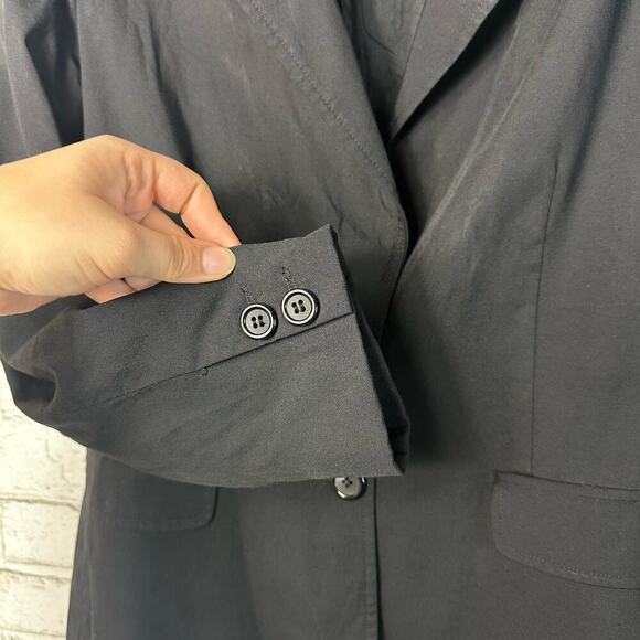 Club Monaco Blazer Wool Viscose Jacket Single Breasted Preppy Business Black 6 - Picture 7 of 7